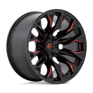 Fuel – D823 FLAME – Black – 20″x10″ -18mm – Summer Wheels – D82320008947